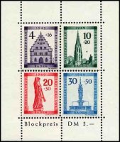 Baden 1949 Block 1A - postfrisch
