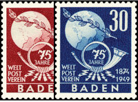 Baden 1949 Mi.-Nr. 56-57 - postfrisch