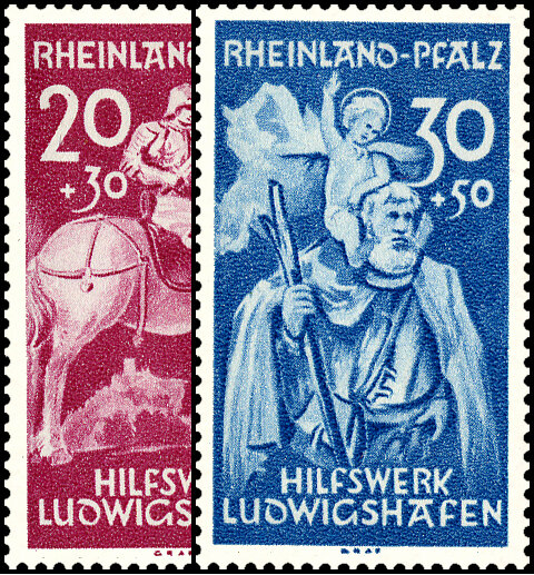 Rheinland-Pfalz 1948 Mi.-Nr. 30-31 - postfrisch