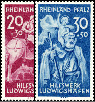 Rheinland-Pfalz 1948 Mi.-Nr. 30-31 - postfrisch