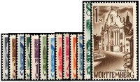 Württemberg 1947 Mi.-Nr. 1-13 - postfrisch