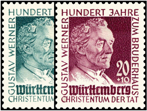 Württemberg 1949 Mi.-Nr. 47-48 - postfrisch