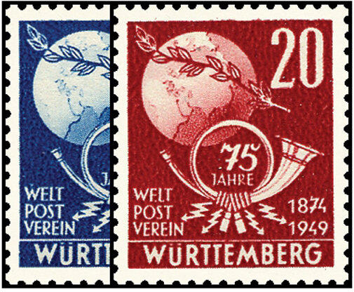 Württemberg 1949 Mi.-Nr. 51-52 - postfrisch