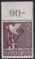 Berlin 1948 Mi.-Nr. 18 P OR dgz postfrisch geprüft BPP