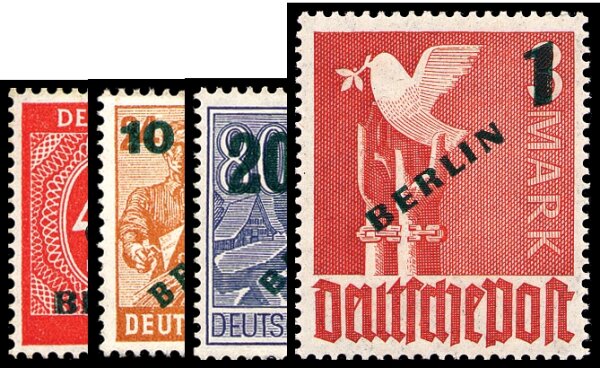 Berlin 1949 Mi.-Nr. 64-67 - postfrisch geprüft