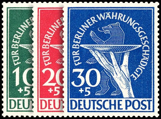Berlin 1949 Mi.-Nr. 68-70 - postfrisch geprüft