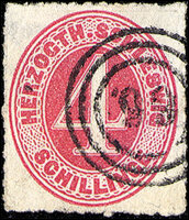 Schleswig-Holstein 1850 Mi.-Nr. 3 - gestempelt