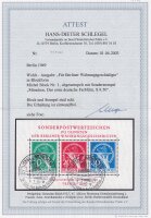 Berlin 1949 Block 1 FA - gestempelt Attest BPP