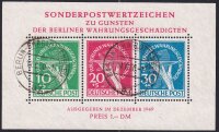 Berlin 1949 Block 1 II - gestempelt geprüft BPP