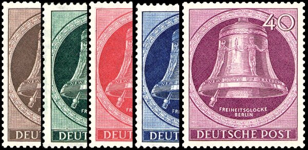 Berlin 1951 Mi.-Nr. 75-79 -  postfrisch