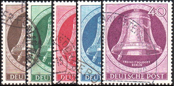 Berlin 1951 Mi.-Nr. 75-79 - gestempelt