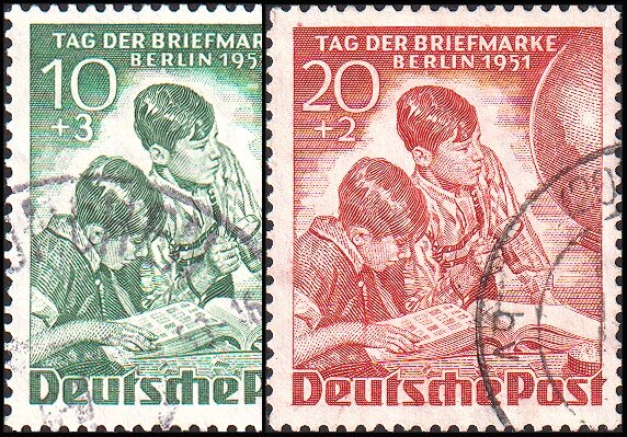 Berlin 1951 Mi.-Nr. 80-81 - gestempelt