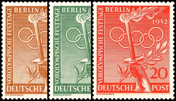Berlin 1952 Mi.-Nr. 88-90 - postfrisch