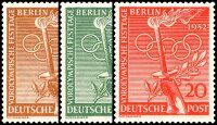 Berlin 1952 Mi.-Nr. 88-90 - postfrisch