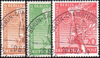 Berlin 1952 Mi.-Nr. 88-90 - gestempelt