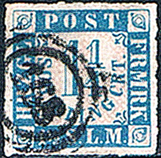 Schleswig-Holstein 1864 Mi.-Nr. 7 - gestempelt