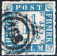 Schleswig-Holstein 1864 Mi.-Nr. 7 - gestempelt