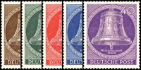 Berlin 1953 Mi.-Nr. 101-105 - postfrisch