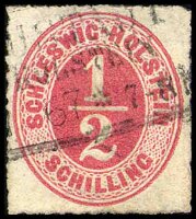 Schleswig-Holstein 1864 Mi.-Nr. 8 - gestempelt