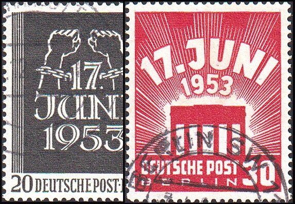 Berlin 1953 Mi.-Nr. 110- 111 - gestempelt