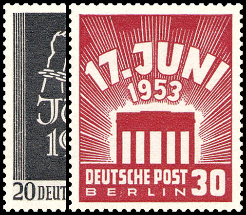 Berlin 1953 Mi.-Nr. 110-111 - postfrisch