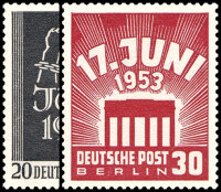 Berlin 1953 Mi.-Nr. 110-111 - postfrisch