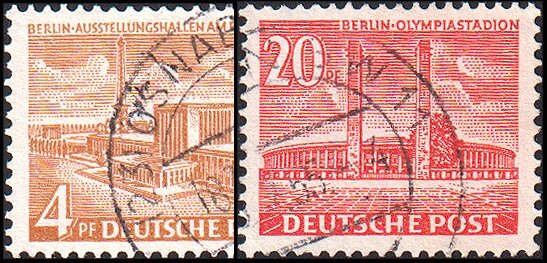 Berlin 1953 Mi.-Nr. 112-113 - gestempelt