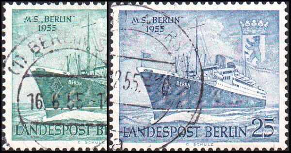 Berlin 1955 Mi.-Nr. 126-127 - gestempelt