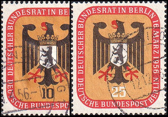 Berlin 1956 Mi.-Nr. 136-137 - gestempelt