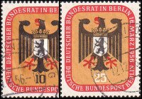 Berlin 1956 Mi.-Nr. 136-137 - gestempelt