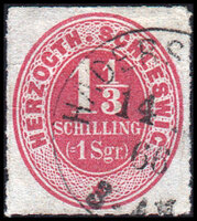Schleswig-Holstein 1865 Mi.-Nr. 15 - gestempelt