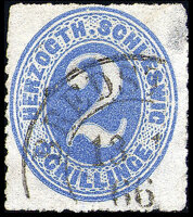 Schleswig-Holstein 1865 Mi.-Nr. 16 - gestempelt