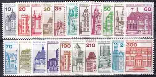 Berlin 1977-1982 Burgen und Schlösser - postfrisch