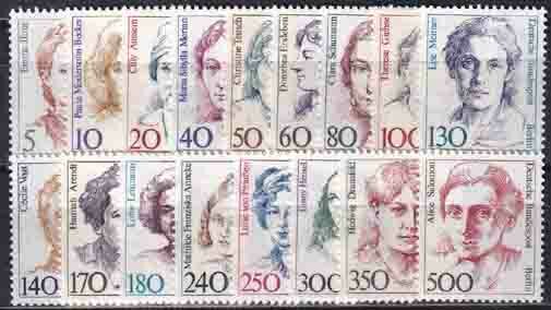 Berlin 1986-1989 Frauen - postfrisch