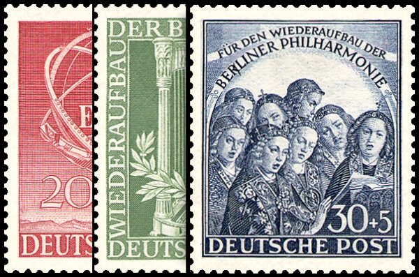 Berlin Jahrgang 1950 - postfrisch