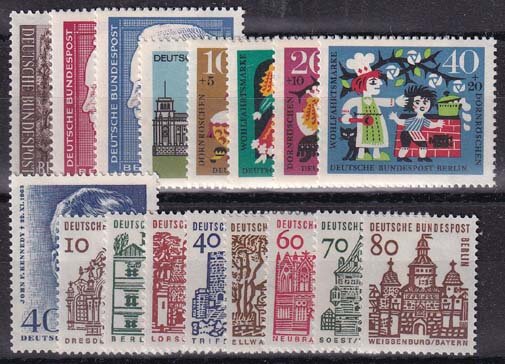 Berlin Jahrgang 1964 - postfrisch