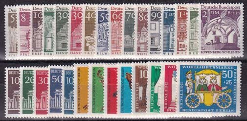 Berlin Jahrgang 1966 - postfrisch