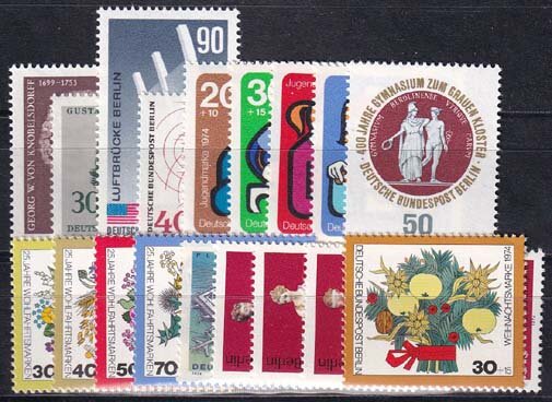 Berlin Jahrgang 1974 - postfrisch