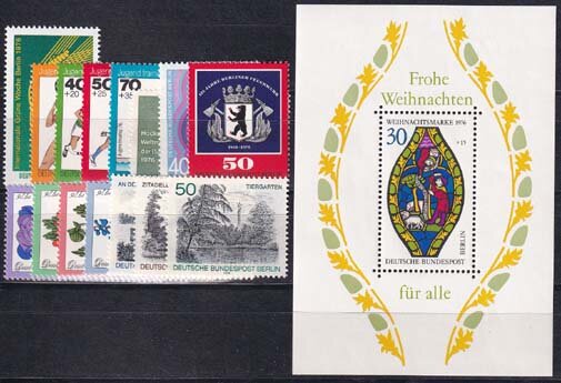 Berlin Jahrgang 1976 - postfrisch