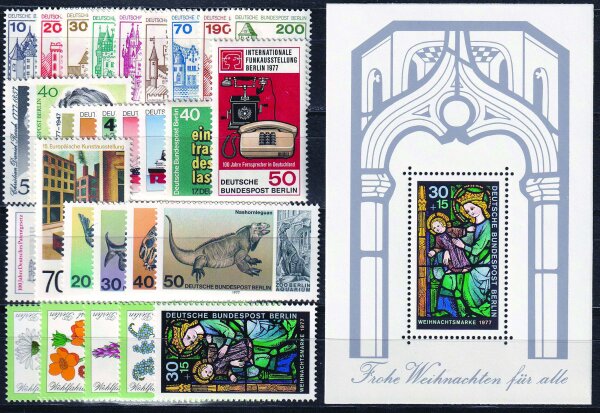 Berlin Jahrgang 1977 - postfrisch