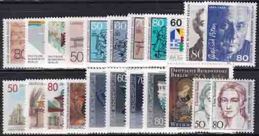 Berlin Jahrgang 1986 - postfrisch