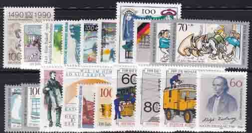 Berlin Jahrgang 1990 - postfrisch