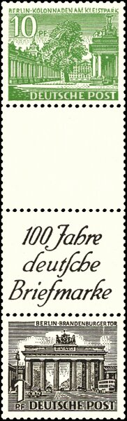 Berlin 1949 Nr. SZ 2 A - postfrisch