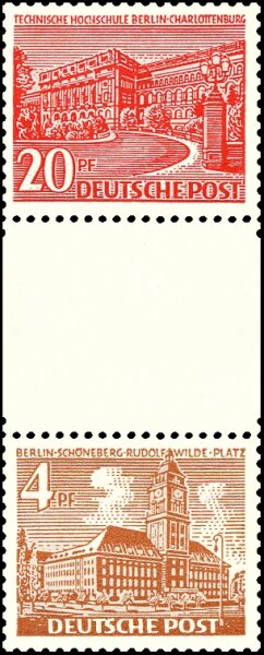 Berlin 1949 Nr. SZ 3 B - postfrisch