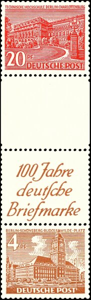Berlin 1949 Nr. SZ 4 B - postfrisch