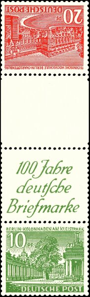 Berlin 1949 Nr. SKZ 2 B - postfrisch