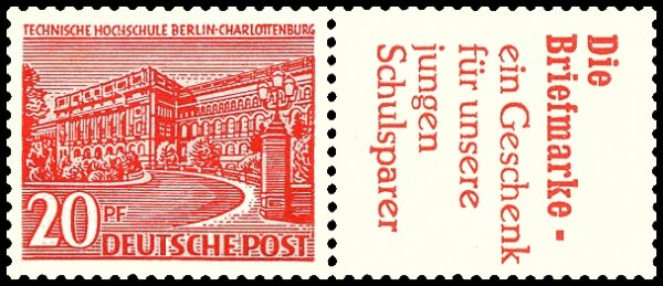 Berlin 1952 Nr. W 17 - postfrisch