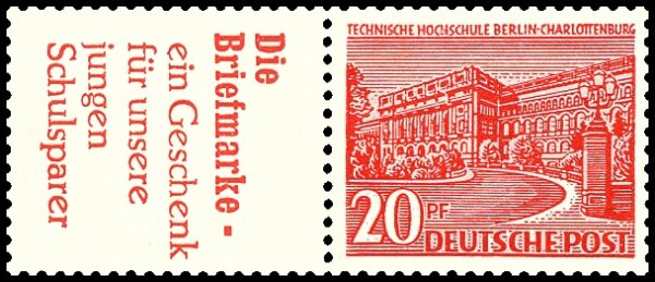 Berlin 1952 Nr. W 19 - postfrisch