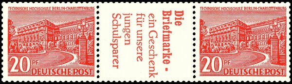 Berlin 1952 Nr. W 20 - postfrisch