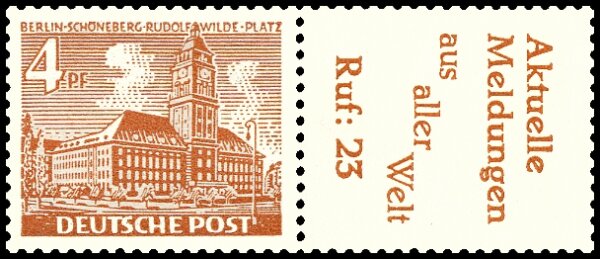 Berlin 1952 Nr. W 25 - postfrisch